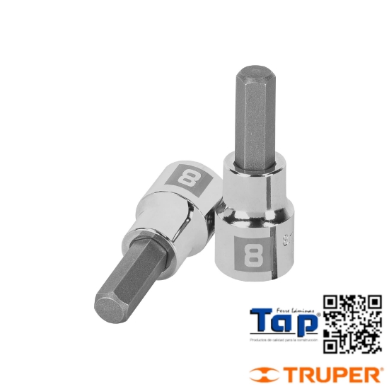 Imagen de DADO PTA HEX  7 MM CUA 009 3/8" TRUPER