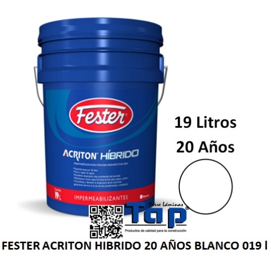 Imagen de FESTER ACRITON HIBRIDO BLANCO 019 l