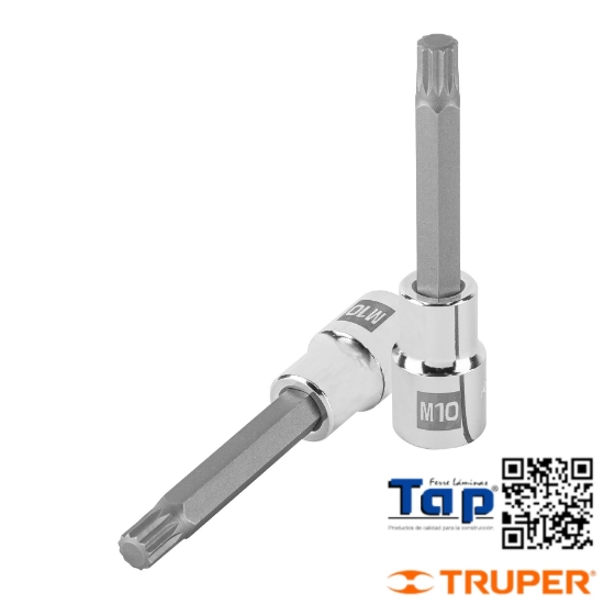 Imagen de DADO PTA LARGA BRISTOL M10 CUA 013 1/2" TRUPER