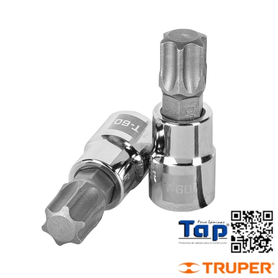 Imagen de DADO PTA TORX T-55 CUA 009 3/8" TRUPER