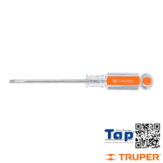 Imagen de DESARMADOR CABINET 003 1/8"X062 2-1/2" MANGO ACETAT TRUPER