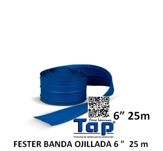 Imagen de FESTER BANDA OJILLADA 6 "  25 m