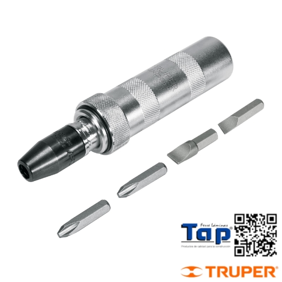 Imagen de DESARMADOR IMPACTO C 4 PTA ACERO S2 009 3/8" EXPERT