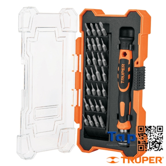 Imagen de DESARMADOR PRECISION C 28 PTA INTERCAMBIABLES