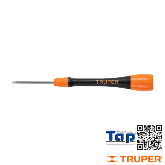 Imagen de DESARMADOR PRECISION CRUZ PH1 MANGO ERGONOMICO TRUPER