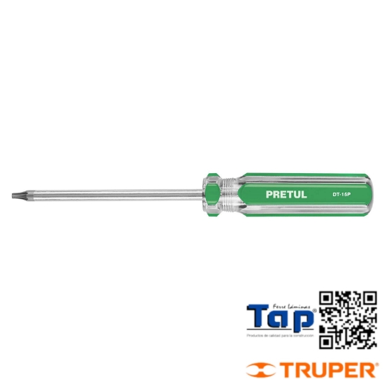 Imagen de DESARMADOR PTA TORX T 25 MANGO PVC PRETUL