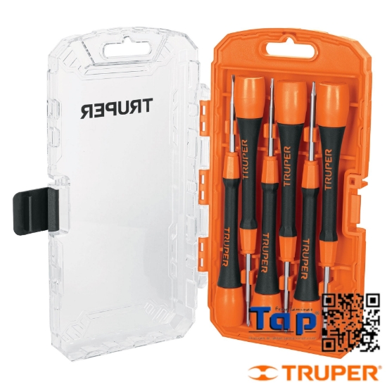 Imagen de DESARMADORES PRECISION TRUPER JGO  6