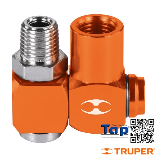 Imagen de DESTORCEDOR ALU CUERDA 006 1/4" NPT TRUPER