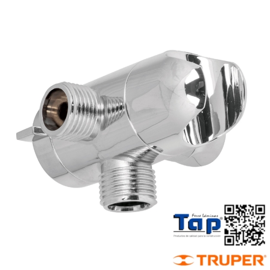 Imagen de DESVIADOR 3 VIAS P BRAZO C SOPORTE CROMO FOSET