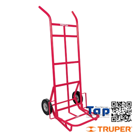 Imagen de DIABLO CARGA 300 KG RUEDAS SOLIDAS DOBLE BALERO