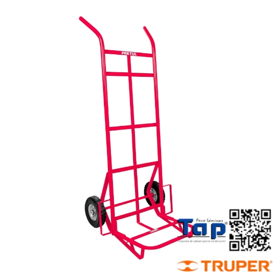 Imagen de DIABLO CARGA 400 KG RUEDAS SOLIDAS DOBLE BALERO