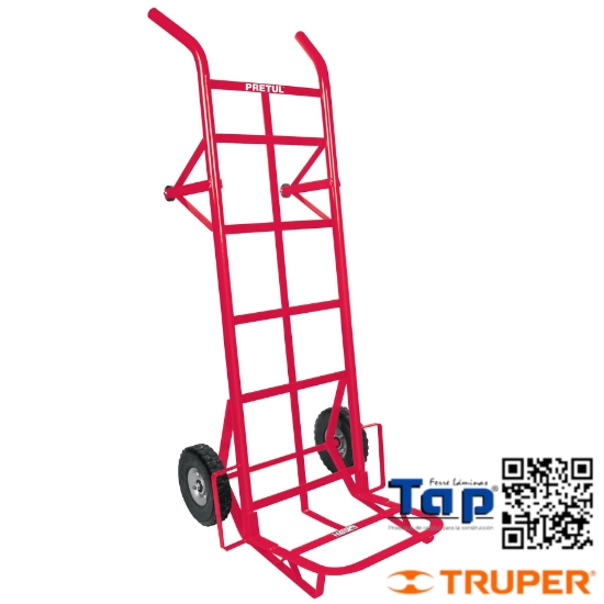 Imagen de DIABLO CARGA 450 KG RUEDAS SOLIDAS DOBLE BALERO