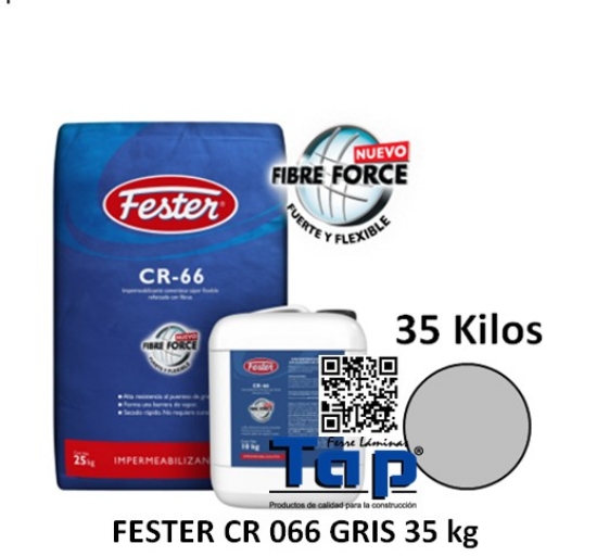Imagen de FESTER CR 066 GRIS  35 kg