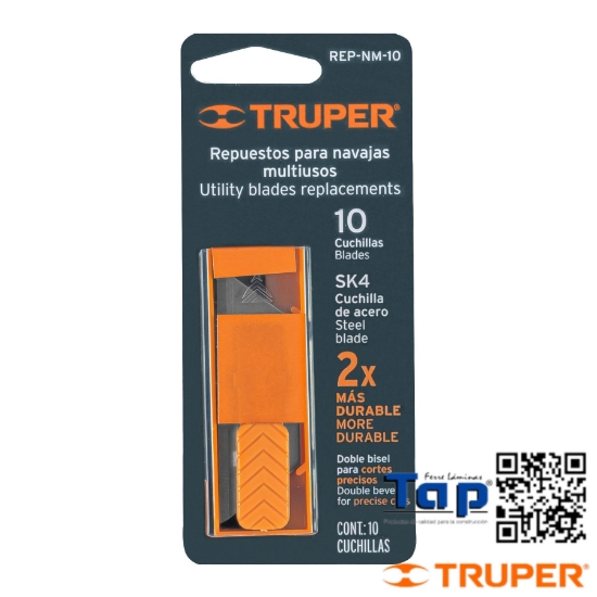 Imagen de CUCHILLAS P NV-7 Y NM-7 TRUPER DISPENSADOR C  10