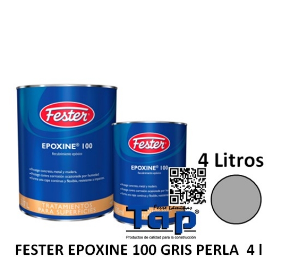 Imagen de FESTER EPOXINE 100 GRIS PERLA  4 l