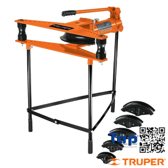 Imagen de DOBLADOR TUBO HIDRAULICO 12 TON HORIZONTAL TRUPER