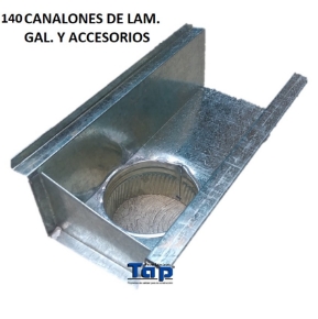 Imagen para la categoría 140 CANALONES DE LAM.GAL. Y ACCESORIOS