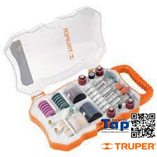 Imagen de HERRAMIENTA ROTATIVA TRUPER KIT C 121 ACC