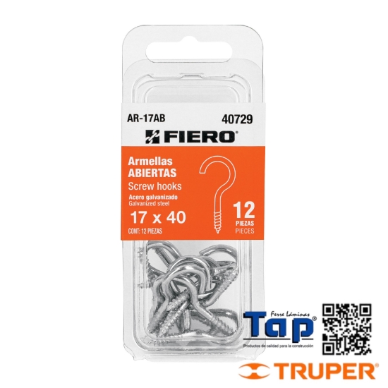 Imagen de ARMELLASABIERTAS DE 18 X50 FIERO BLISTER C 10