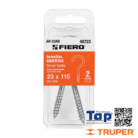 Imagen de ARMELLASABIERTAS DE 23 X110 FIERO BLISTER C 2