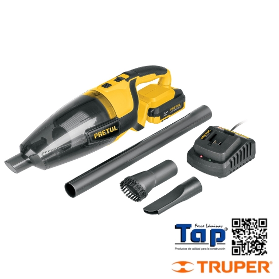 Imagen de ASPIRADORA P AUTO 20V 1 BATERIA 2AH PRETUL