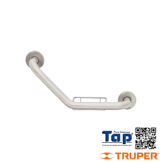 Imagen de BARRA ANG C JABONERA ACE INOX032 1-1/4" X42CM FOSET