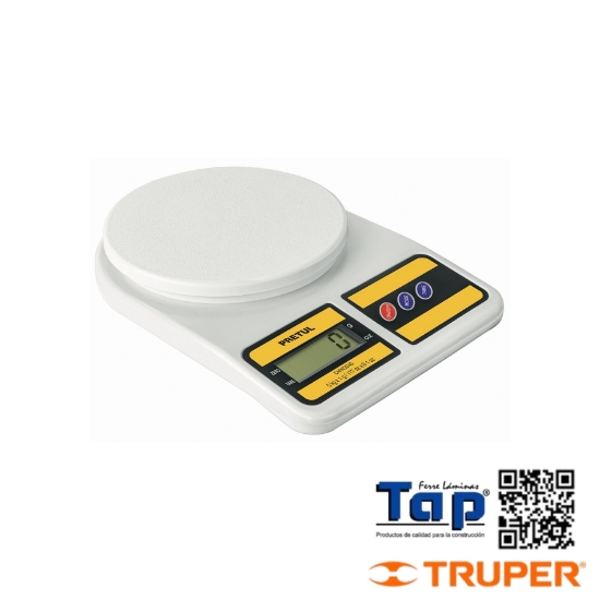 Imagen de BASCULA DIGITAL POLIPRO CAPACIDAD 5KG P COCINA TRUPER