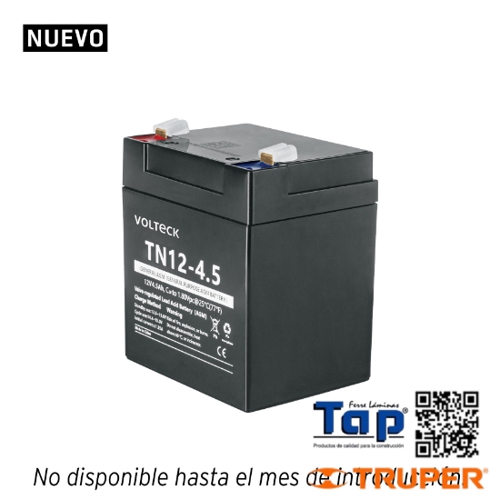 Imagen de BATERIA SELLADA DE ACIDO-PLOMO 12 VCC 4.5 AH VOLTECK