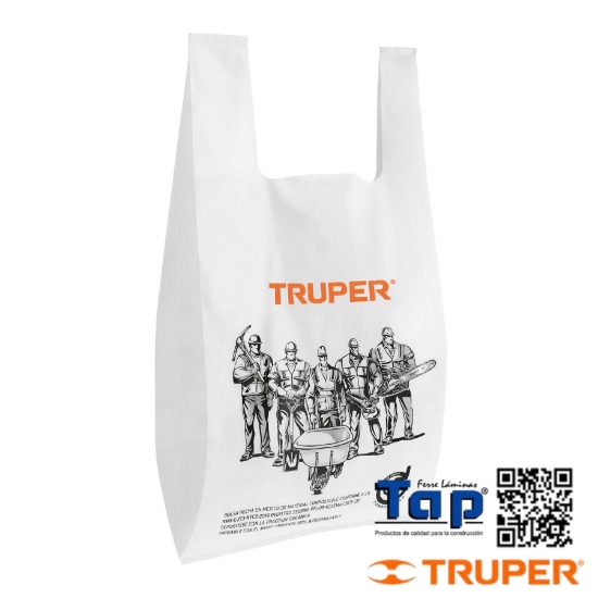 Imagen de BOLSAS PLASTICAS BIODEGRADABLES DE 27 X50 CM TRUPER 100 PZAS