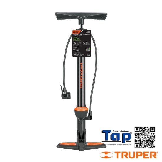 Imagen de BOMBA MANUAL C MANOMETRO 120 PSI TRUPER EXERT