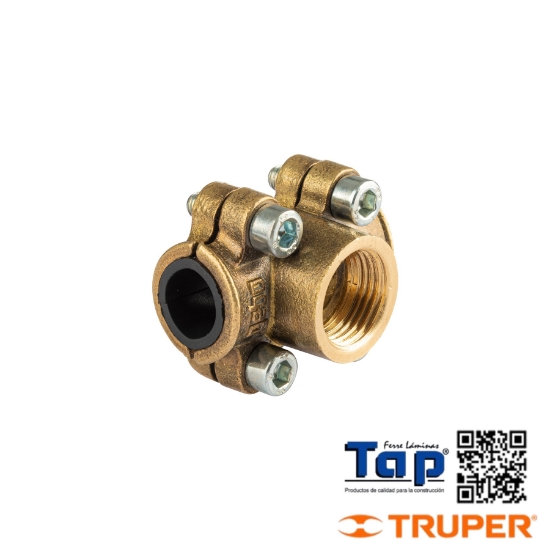 Imagen de ABRAZADERA C DERIVACION 1/2X1/2X1/2" FOSET