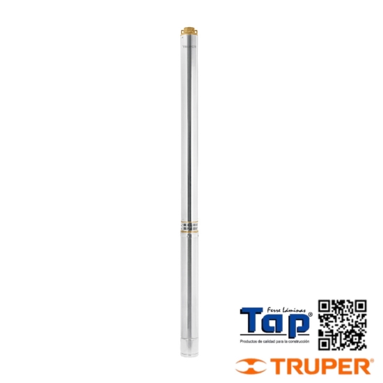 Imagen de BOMBA SUMERGIBLE P POZO PROFUNDO 139 5-1/2HP 220V TRUPER