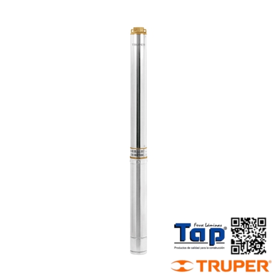 Imagen de BOMBA SUMERGIBLE P POZO PROFUNDO 3HP 220V TRUPER