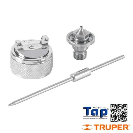 Imagen de BOQUILLA AGUJA Y TOBERA P PIPI-320 TRUPER JGO