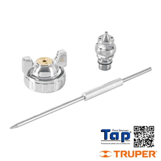 Imagen de BOQUILLA AGUJA Y TOBERA P PIPI-401 TRUPER JGO