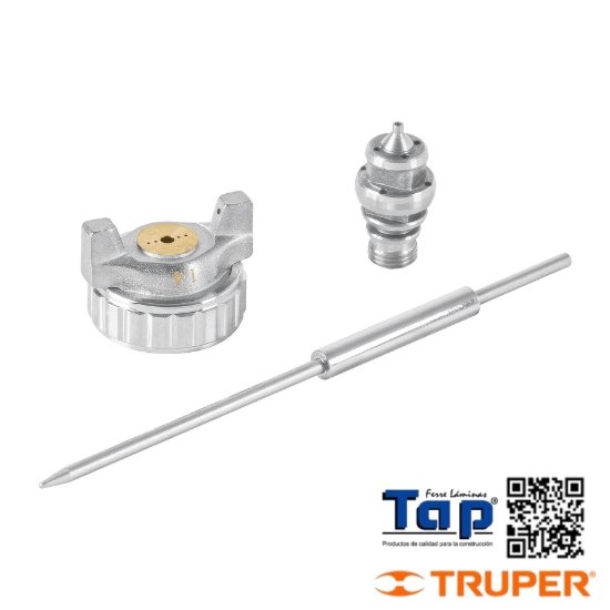 Imagen de BOQUILLA AGUJA Y TOBERA P PIPI-420 TRUPER JGO