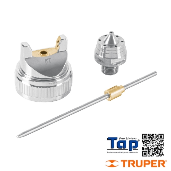 Imagen de BOQUILLA AGUJA Y TOBERA P PIPI-442 TRUPER JGO