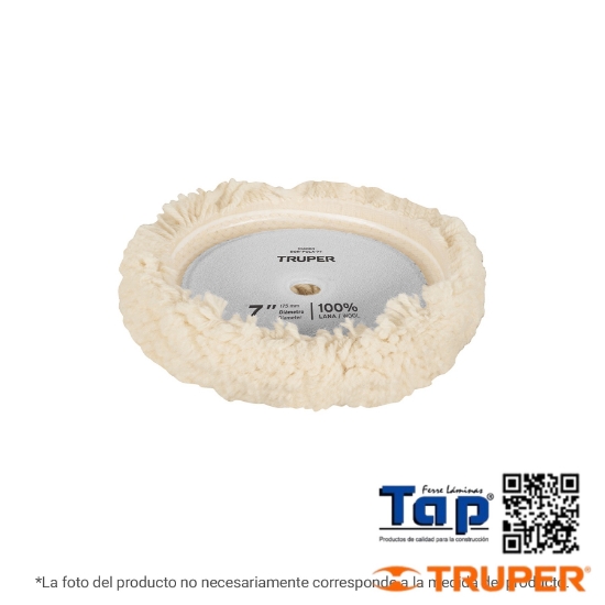Imagen de BORLA P PULIR 203 8" HOOK AND LOOP TRUPER