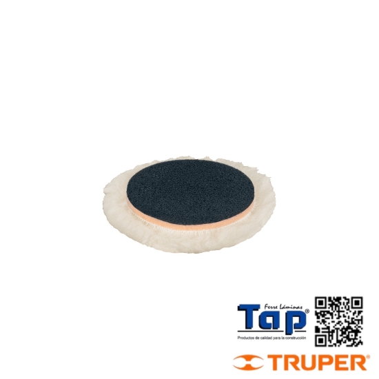 Imagen de BORLA P PULIR DE LANA DE 076 3" HOOK AND LOOP TRUPER