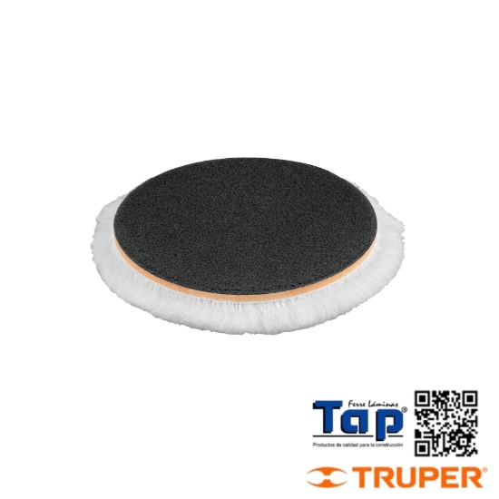 Imagen de BORLA P PULIR DE LANA DE 152 6" HOOK AND LOOP TRUPER