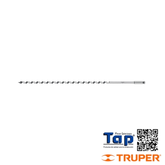Imagen de BROCA AUGER TIPO BERBIQUI 009 3/8" X457 18" TRUPER