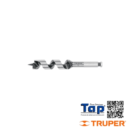 Imagen de BROCA AUGER TIPO BERBIQUI 022 7/8" X152 6" TRUPER