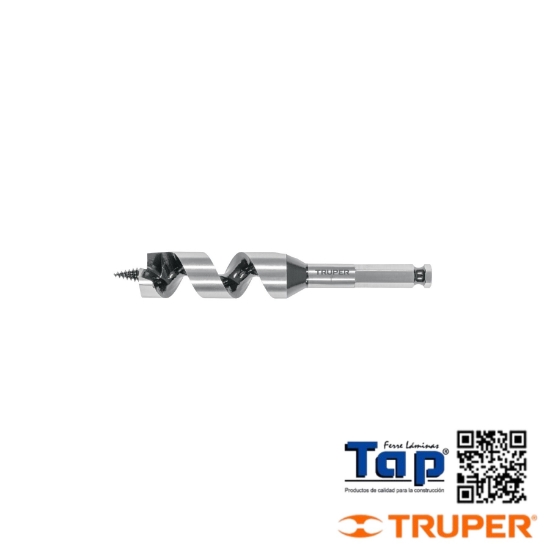 Imagen de BROCA AUGER TIPO BERBIQUI 025 1" X152 6" TRUPER
