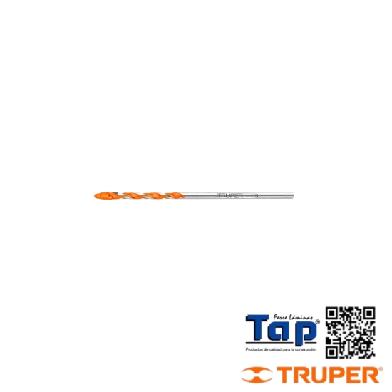 Imagen de BROCA MULTIMATERIAL 003 1/8 X076 3" TRUPER