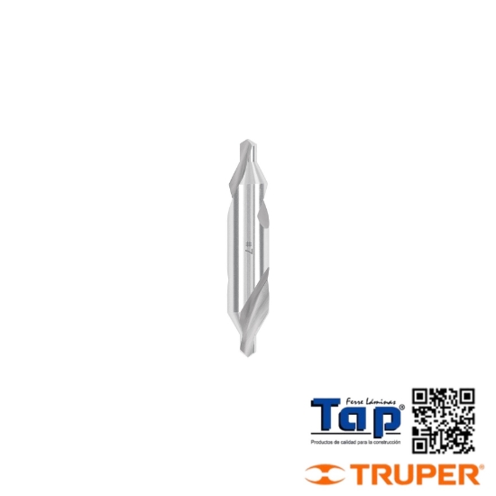 Imagen de BROCA P CENTRAR C DOBLE PUNTA #7 TRUPER