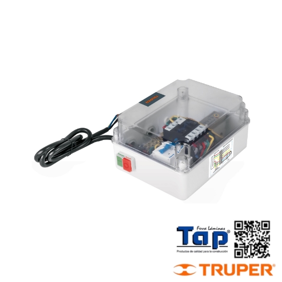 Imagen de CAJA DE CTROL P BOMBA POZO PROFUNDO 139 5-1/2 HP 220V TRUPER