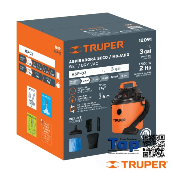 Imagen de CAJA DE EMPAQUE DE REP P ASP-03 TRUPER