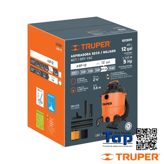 Imagen de CAJA DE EMPAQUE DE REP P ASP-12 TRUPER