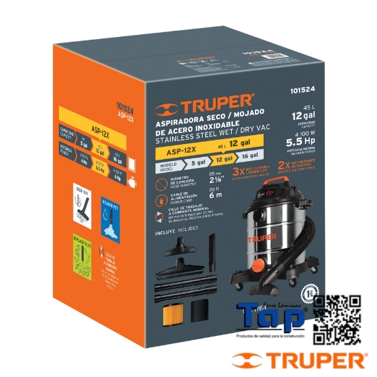 Imagen de CAJA DE EMPAQUE DE REP P ASP-12XTRUPER