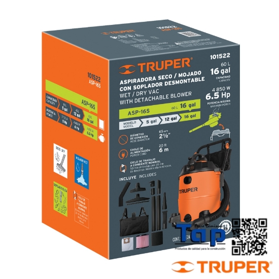 Imagen de CAJA DE EMPAQUE DE REP P ASP-16S TRUPER